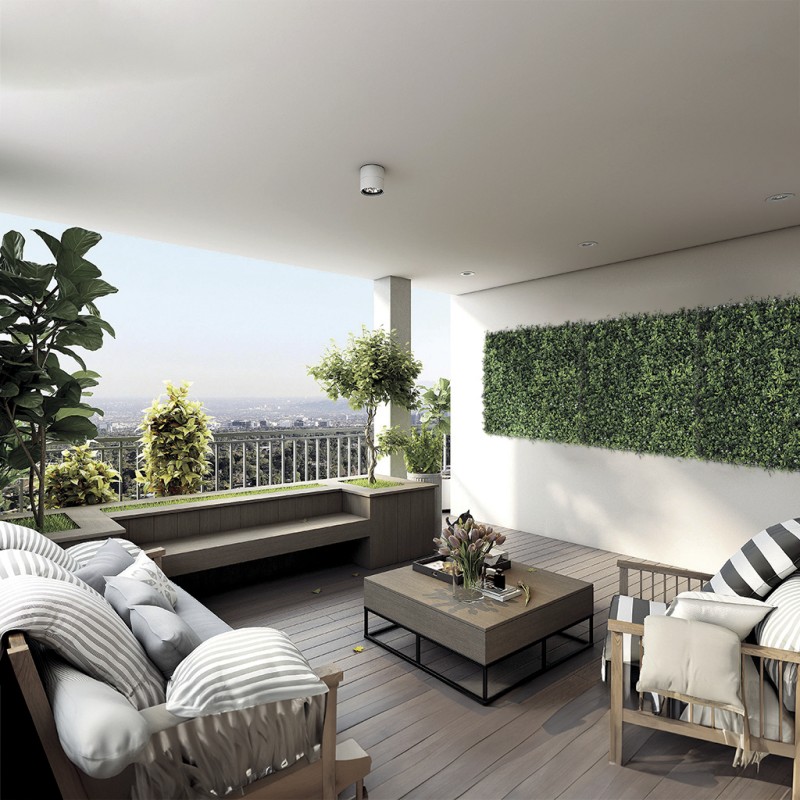 Jardin vertical synthétique JAZMIN 100 x 100 cm dans le magasin Nortene