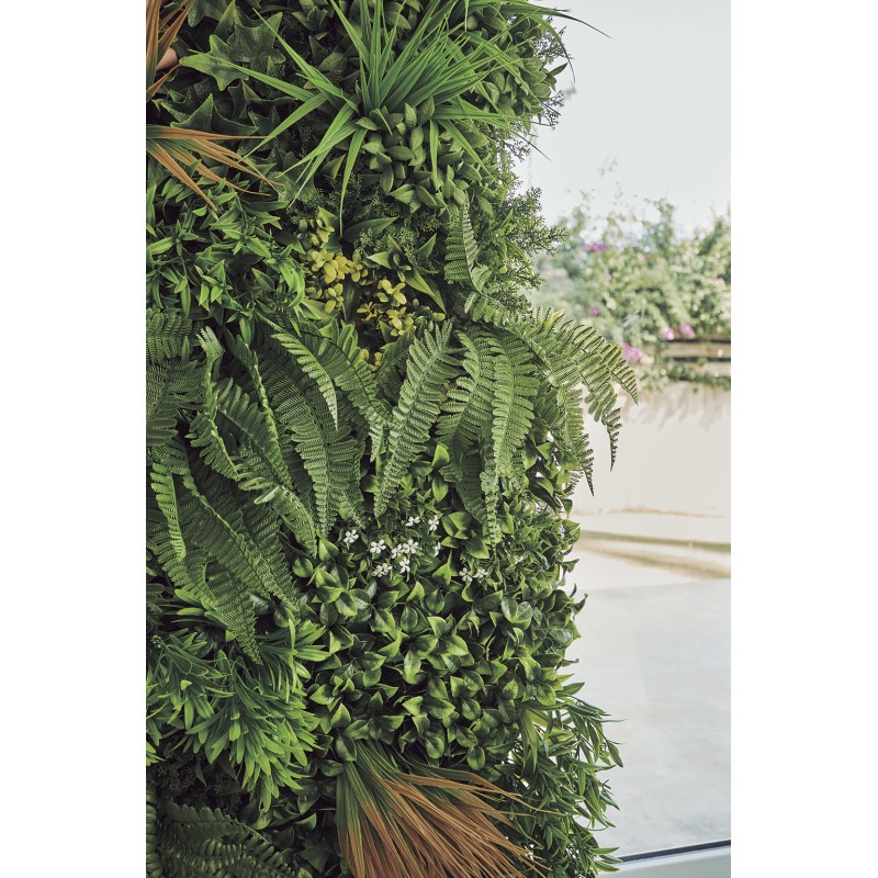 Jardin vertical synthétique SAUVAGE 100 x 100 cm dans le magasin Nortene
