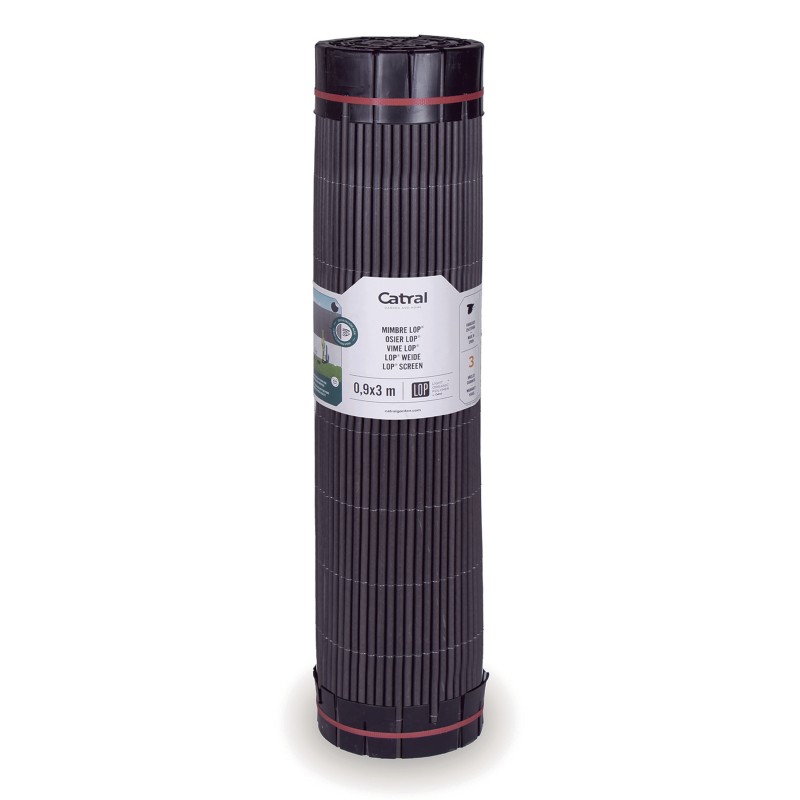 Canisse en osier VIMET LOP 1,50 x3 Anthracite dans le magasin Nortene