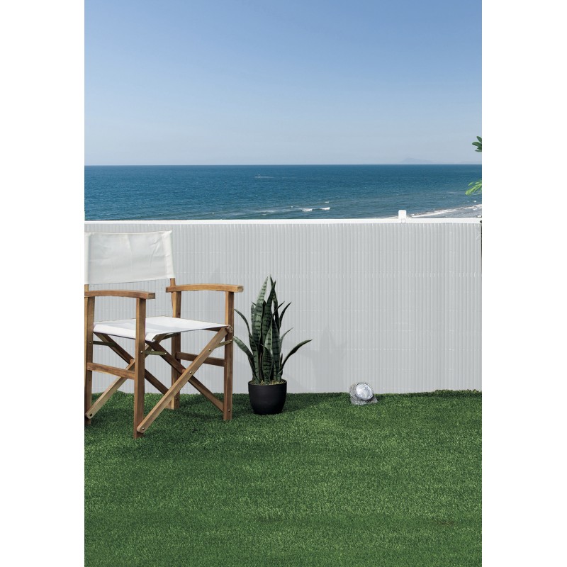 Canisse synthétique PVC double face RECYCANE 20 1 x 3 m Blanc Nortene