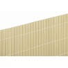 Canisse synthétique PVC double face RECYCANE 20 1,5 x 3 m Bambou Nortene