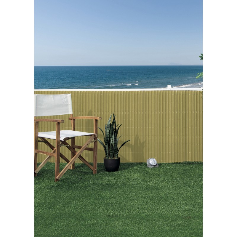 Canisse synthétique PVC double face RECYCANE 20 2 x 3 m Bambou Nortene