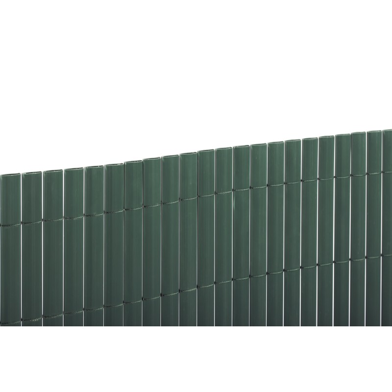 Canisse synthétique PVC double face RECYCANE 20 2 x 3 m Vert Nortene