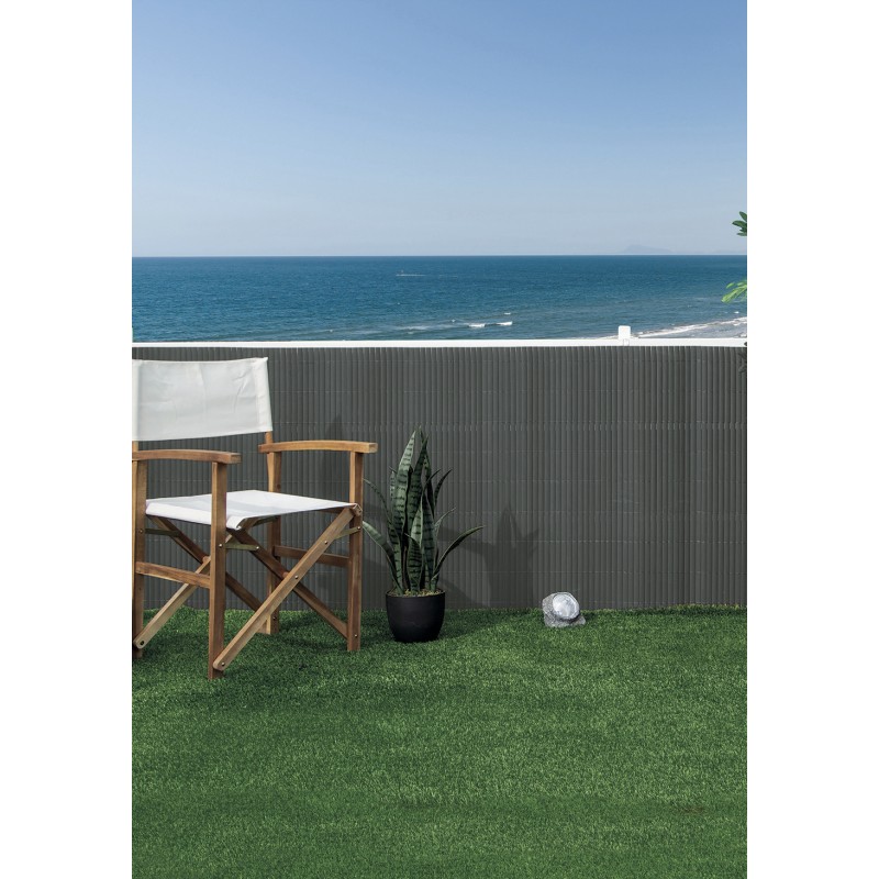 Canisse synthétique PVC double face RECYCANE 20 2 x 3 m Anthracite Nortene