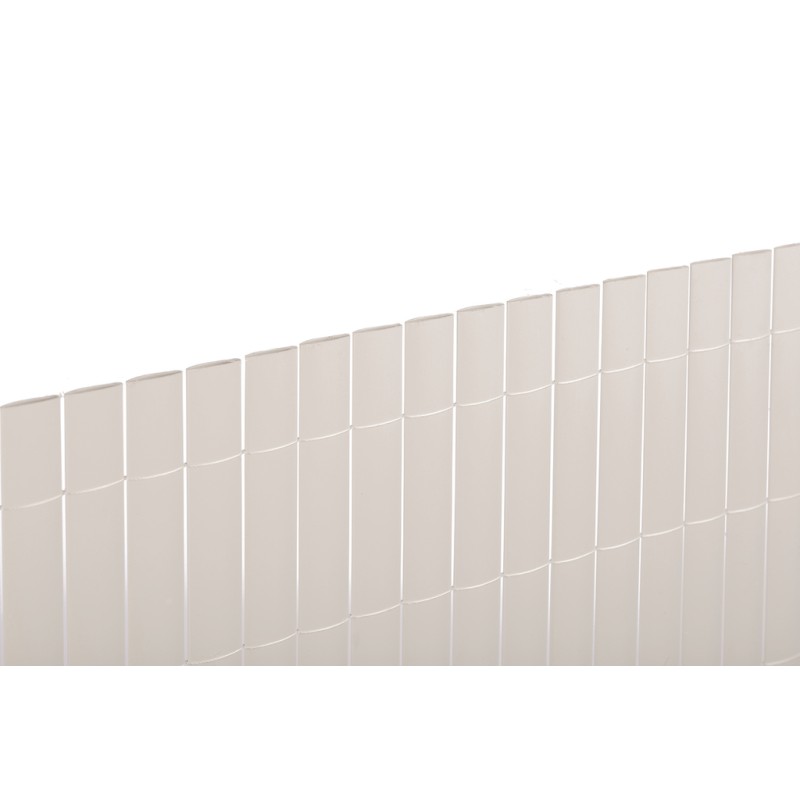 Canisse synthétique PVC double face RECYCANE 30 1,5 x 3 m Blanc Nortene