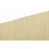 Canisse synthétique PVC double face RECYCANE 30 1 x 3 m Bambou Nortene