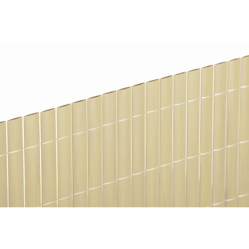 Canisse synthétique PVC double face RECYCANE 30 1,5 x 3 m Bambou Nortene
