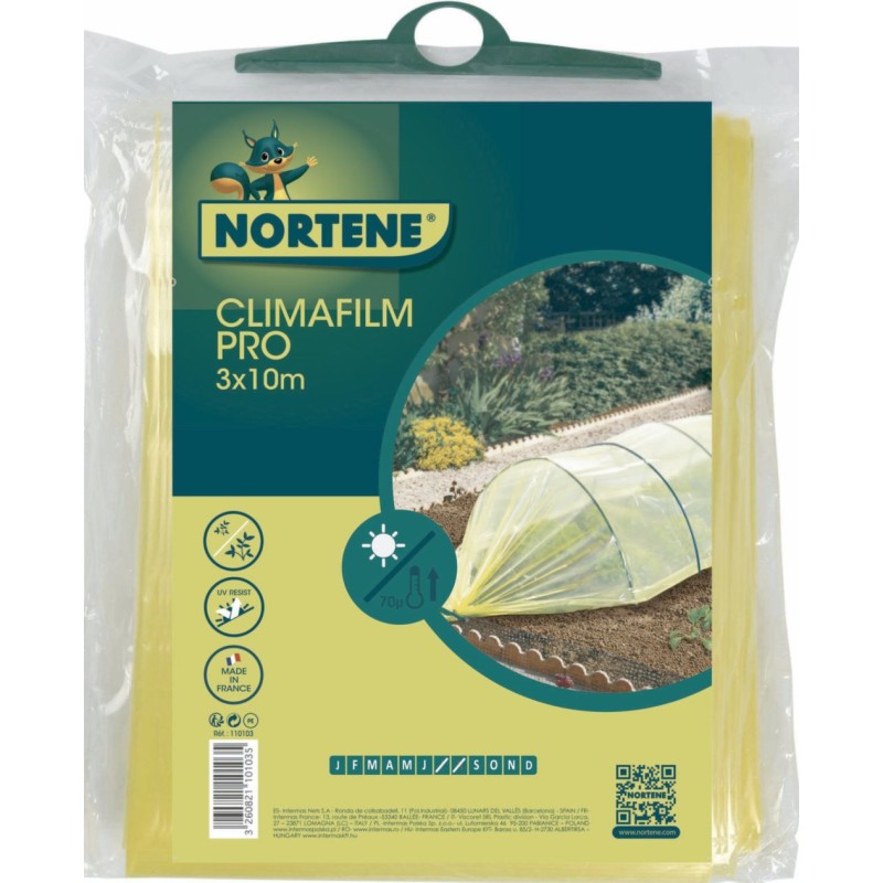 Film de forçage maraîcher CLIMAPRO 3 x 10 m Jaune Nortene