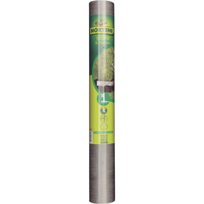 Confinement des racines STOP R 0,75 x 10 m Gris Nortene