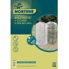 Serre balcon 4 tablettes BALCONY 4 158  x 05 x 07 m Vert Nortene