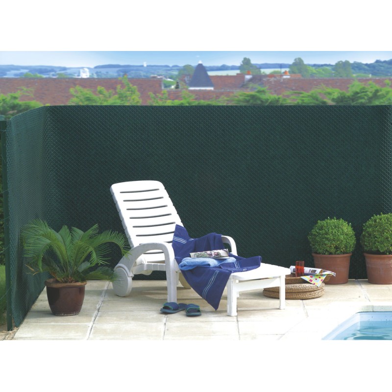 Brise-vue synthétique TANDEM 1,2 x 5 m Vert Nortene