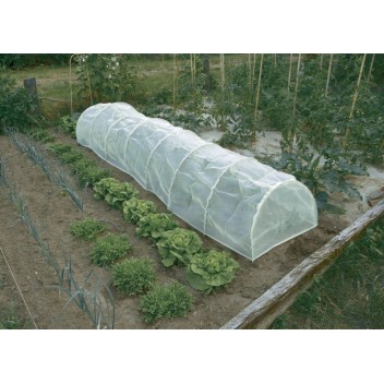 Tunnel accordéon avec filet anti-insectes PROTEC TUNNEL 0,60 x 0,45 x 3 m Nortene