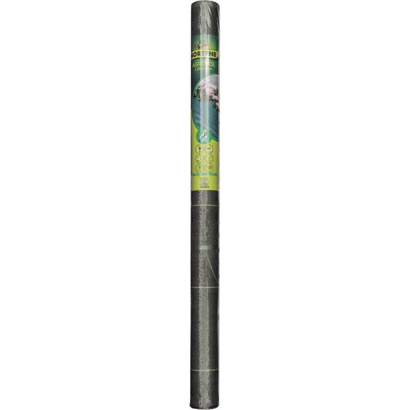 Toile de paillage tissée 120g AGROSOL 1,25 x 10 m Vert Nortene