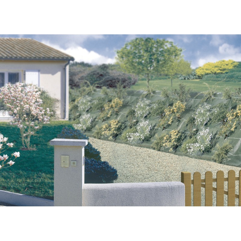 Toile de paillage tissée 120g AGROSOL 2,1 x 20 m Gris Nortene