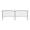 Bordure décorative CLASSIC METAL BORDER  0,40 x 1 m Marron Nortene