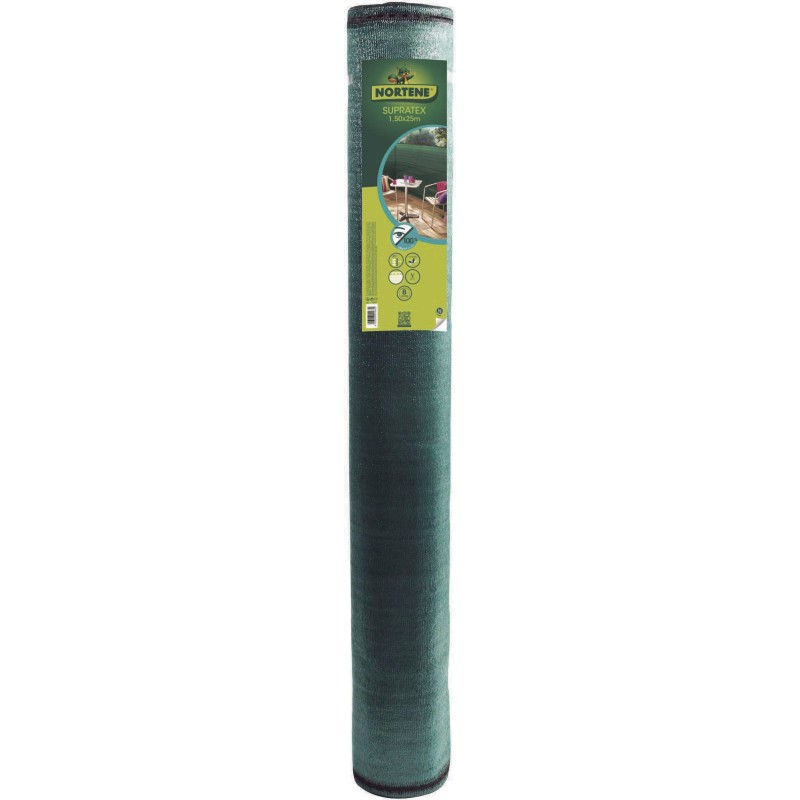 Natte brise-vue tissée SUPRATEX  1,5 x 25 m Vert Nortene