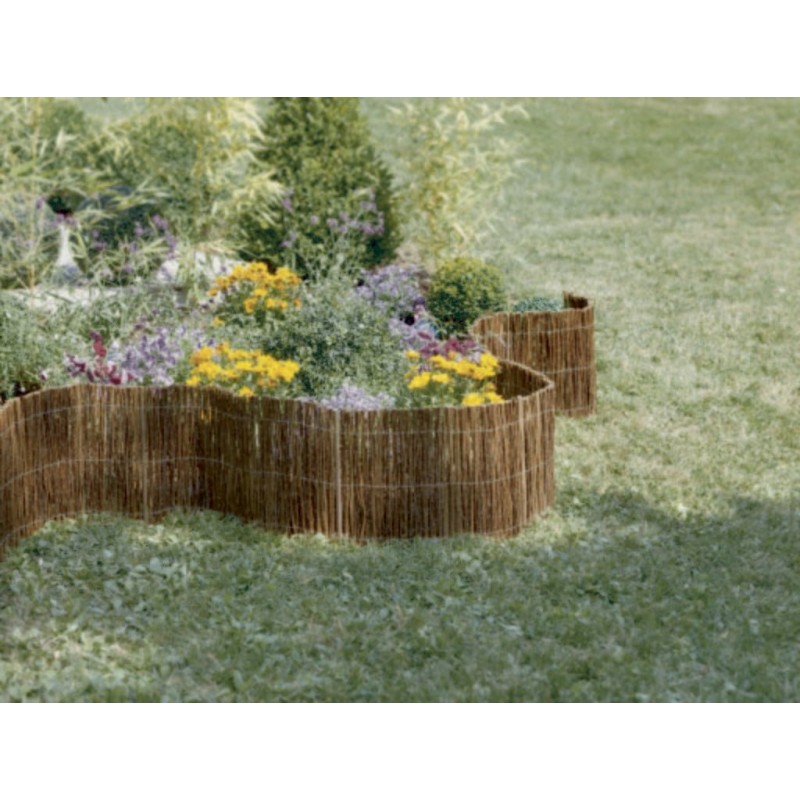 Bordure flexible en osier WILLO ROLL 0,25 x 3 m Nortene