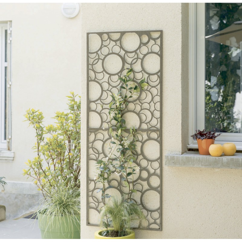 Panneaux en métal DECO PANEL BUBBLES 1,5 x 0,6 m Oxyde Nortene