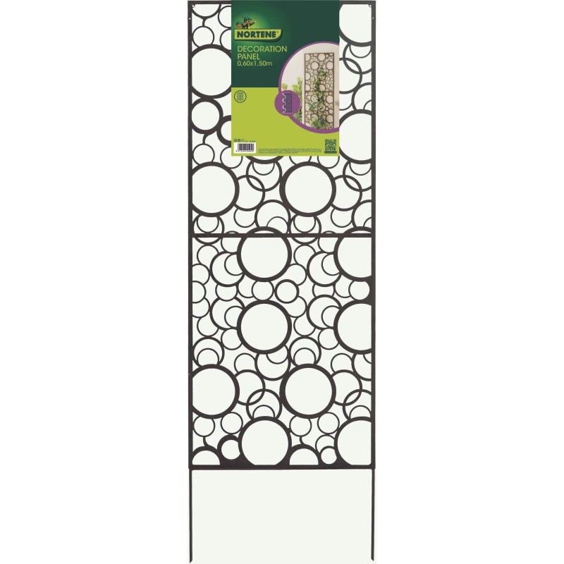 Panneaux en métal DECO PANEL BUBBLES 1,5 x 0,6 m Oxyde Nortene