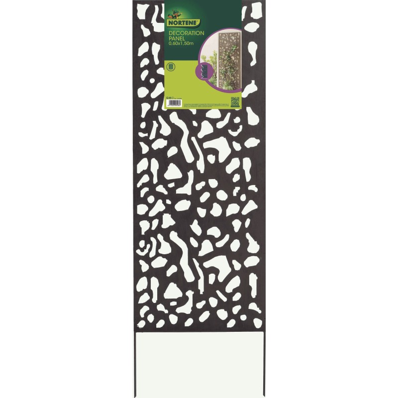 Panneaux en métal DECO PANEL LEAF 1,5 x 0,6 m Oxyde Nortene