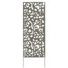 Panneaux en métal DECO PANEL LEAF 1,5 x 0,6 m Oxyde Nortene