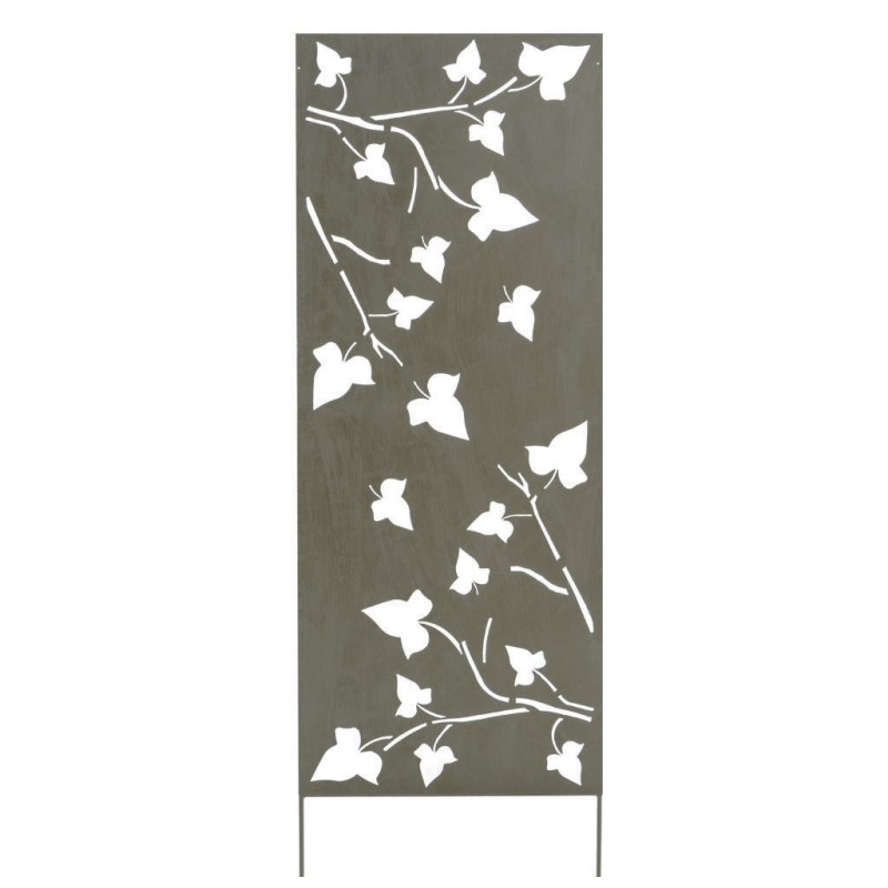 Panneaux en métal DECO PANEL IVY 1,5 x 0,6 m Oxyde Nortene