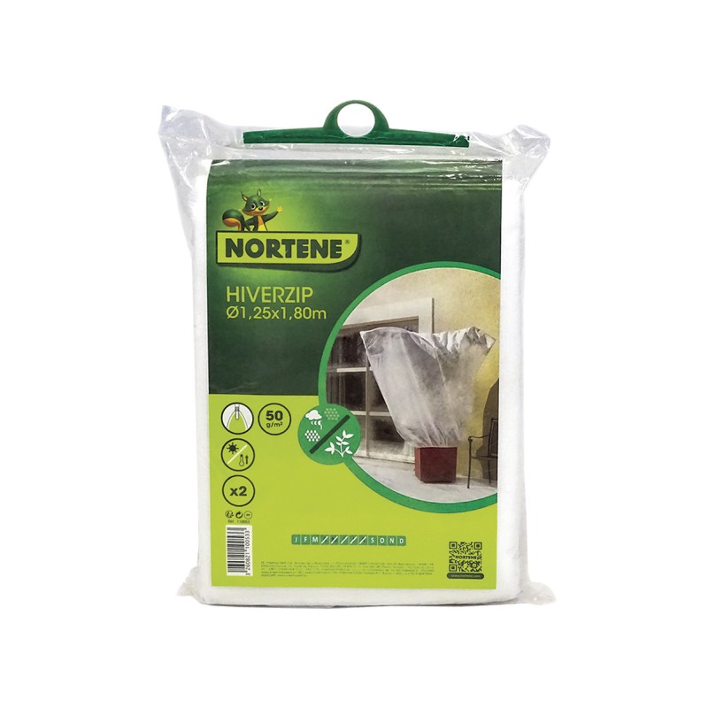 Housses dhivernage HIVERZIP 2 x 1,80 m Nortene