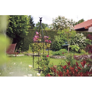 Une structure en métal BIRDY OBELISK Ø 0,35 x 1,50 m Nortene