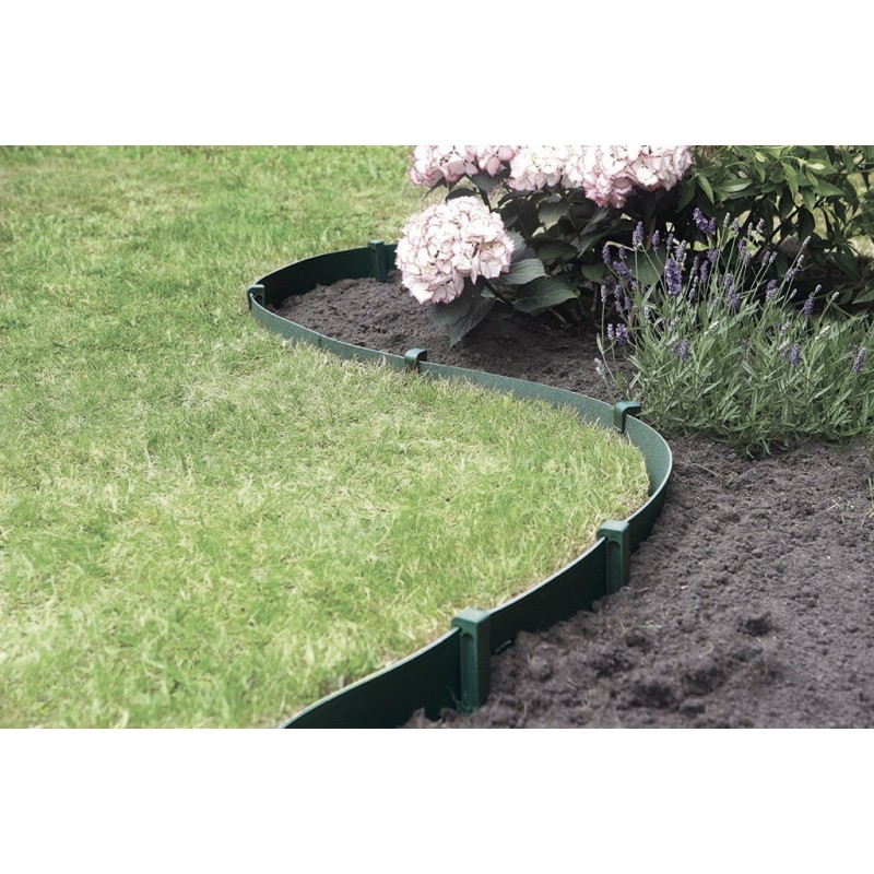 Bordure flexible ETIK BORDURA 0,15 x 10 m Vert Nortene