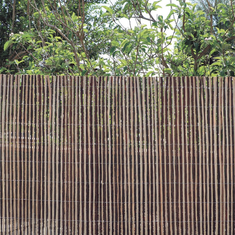 Clôture en osier fendu VIMET DUO 1,5 x 3 m Bicolore Nortene