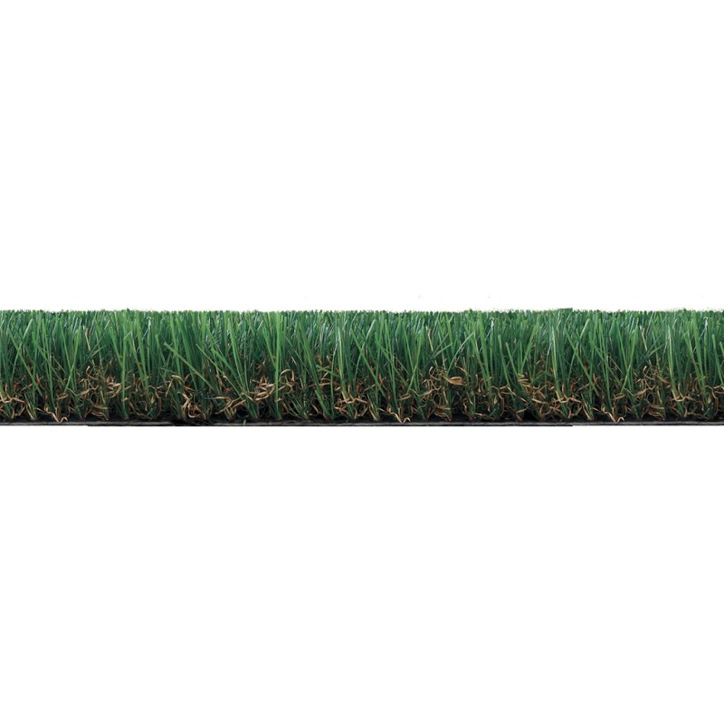 Gazon artificiel 30 mm GREEN ZURICH EVOLUTION 30 1 x 4 m Vert-Marron Nortene