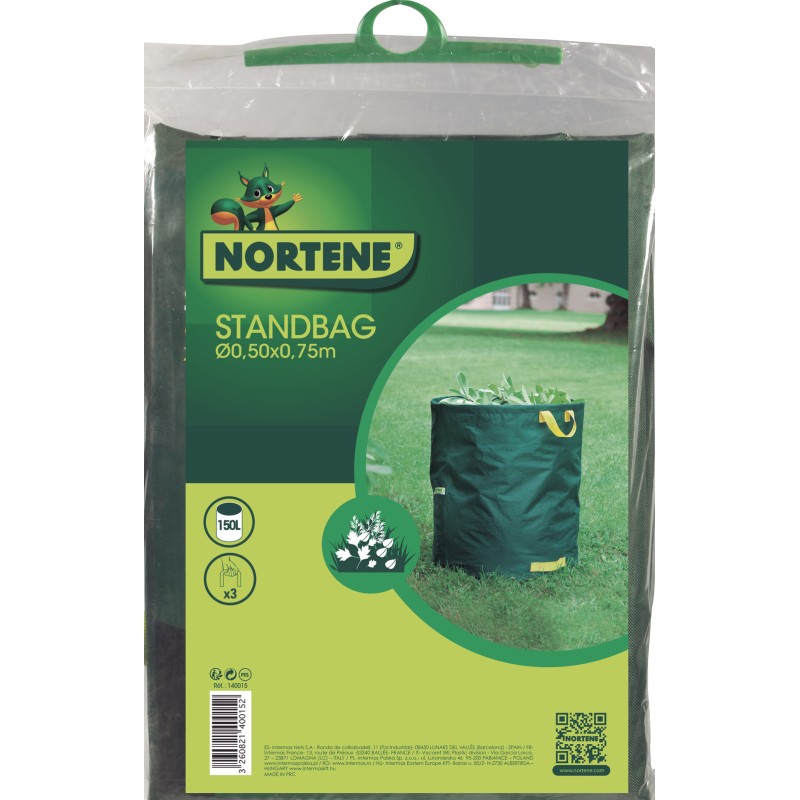Sac de jardin 50 x 50 cm STANDBAG 270 L Nortene - Boutique en ligne Nortene