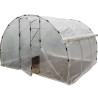 Serre de jardin avec gouttière latérale 3 x 3 x 2 m – Protection, récupération d’eau et culture durable