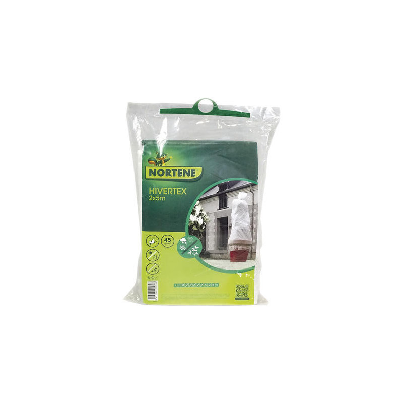 Voile d'hivernage HIVERTEX 2 x 10 m Blanc Nortene