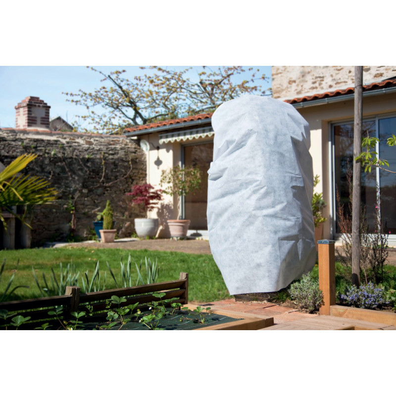 Housse d'hivernage avec zip HIVERNEST 0,95 x 1,80 m  Blanc Nortene