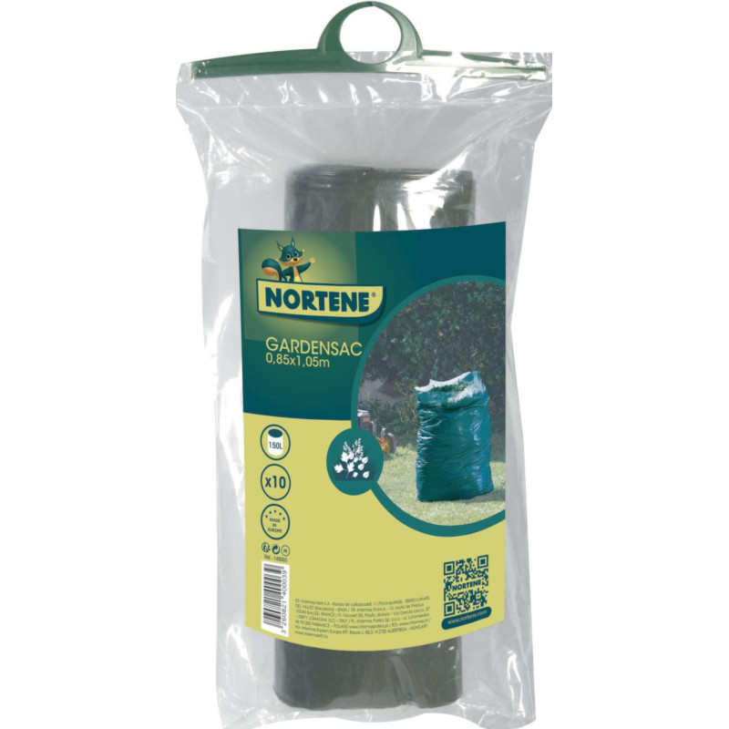 Sac de jardinage GARDENSAC 150L 0,85 x 1,05 m Vert Nortene