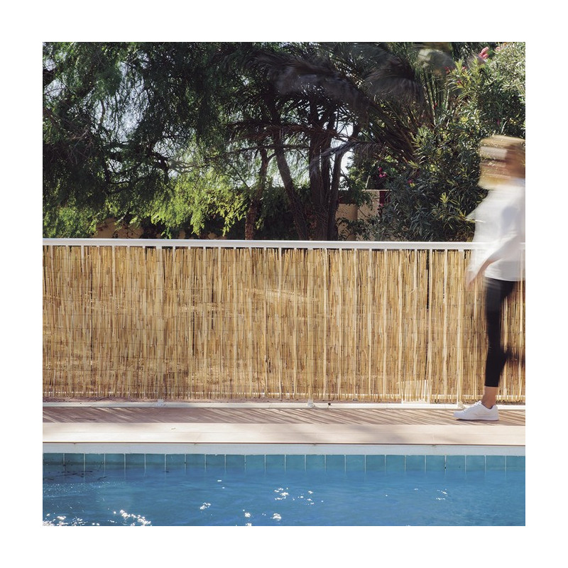 Canisse de roseaux diamètre supérieur EXCELCANE 1 x 5m Naturel Nortene